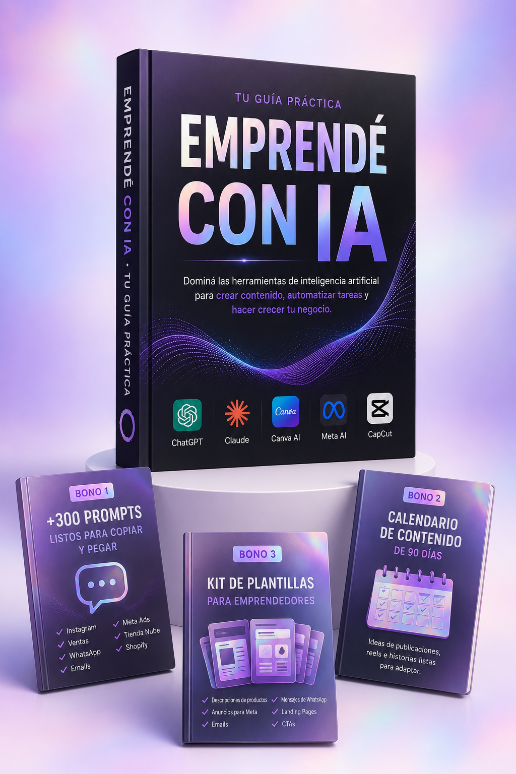 Emprendé con IA: Dominá las herramientas de inteligencia artificial para crear contenido, automatizar tareas y hacer crecer tu negocio.